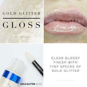 Lipsense Gold Glitter Gloss